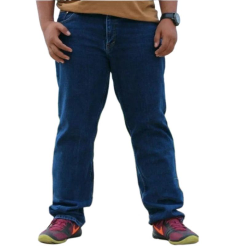 Celana Jeans Jumbo pria 39-44 Standar Jean Panjang Cowo Big size