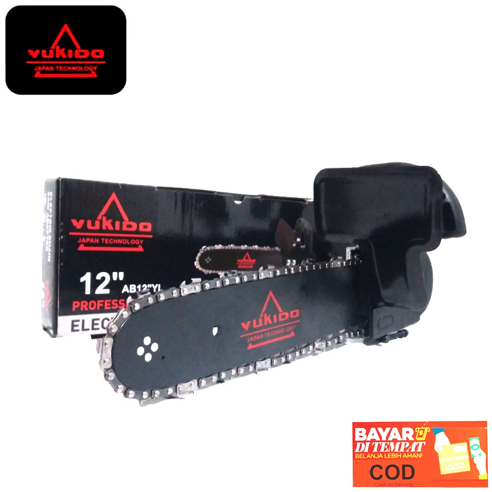 Adaptor Chain Saw Chainsaw Stand Gergaji Belah Potong Kayu 12 Untuk Mesin Gurinda Listrik Tangan 4 Inchi