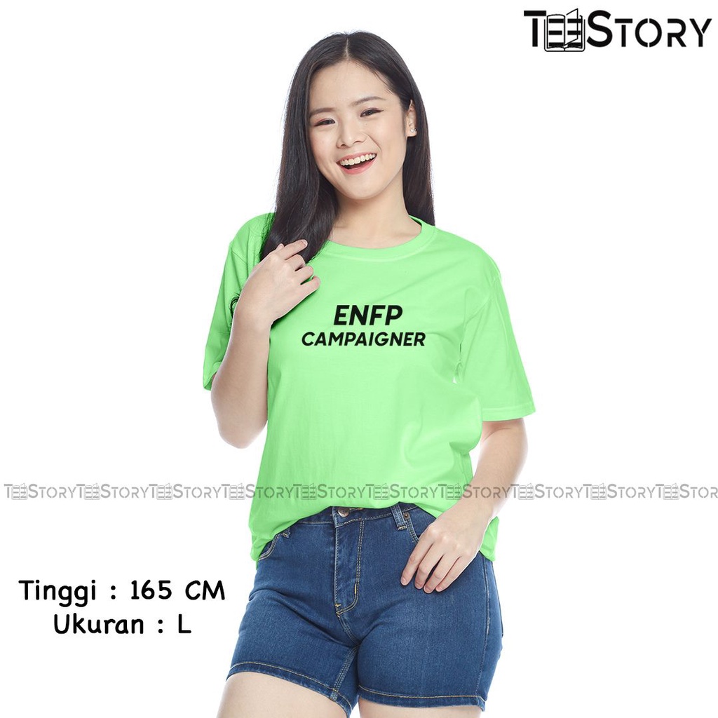 KAOS ENFP 16 PERSONALITIES ATASAN BAJU T-SHIRT FASHION WANITA PRIA COWOK CEWEK KATUN PREMIUM DISTRO 