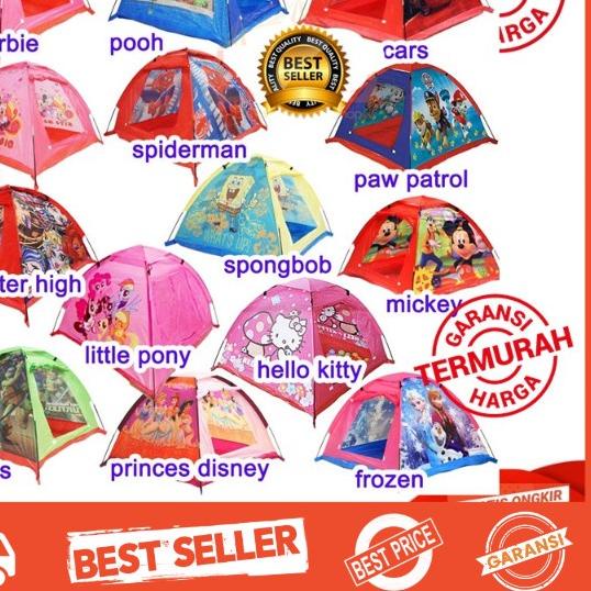 ☻ BISA COD TENDA ANAK FROZEN TENDA HELLO KITTY TENDA CARS TENDA SPIDERMAN TENDA PRINCESS TENDA CAMPI