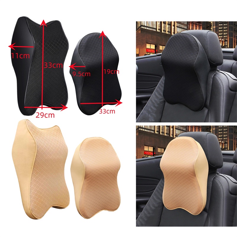 [AYBx] Baju Kaos Distro Pria Wanita Lengan Pendek 1pc Headrest Mobil Car Memory Cotton Bantal Leher Mobil