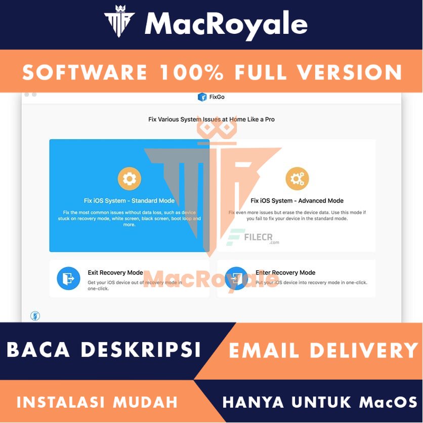 [MacOS] iToolab FixGo Full Version Lifetime Full Garansi