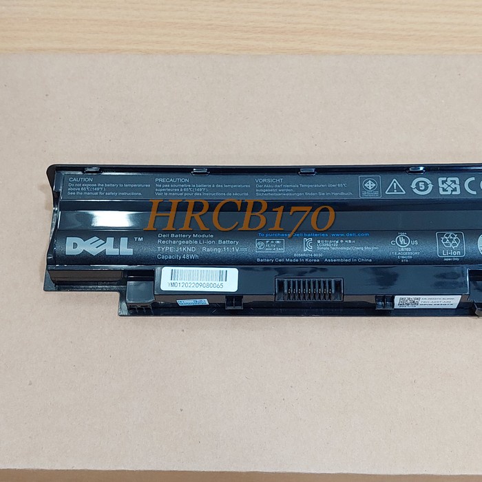 Baterai Laptop Dell Vostro 3450 3550 3750 1440 1450 1540 1550 Series -HRCB