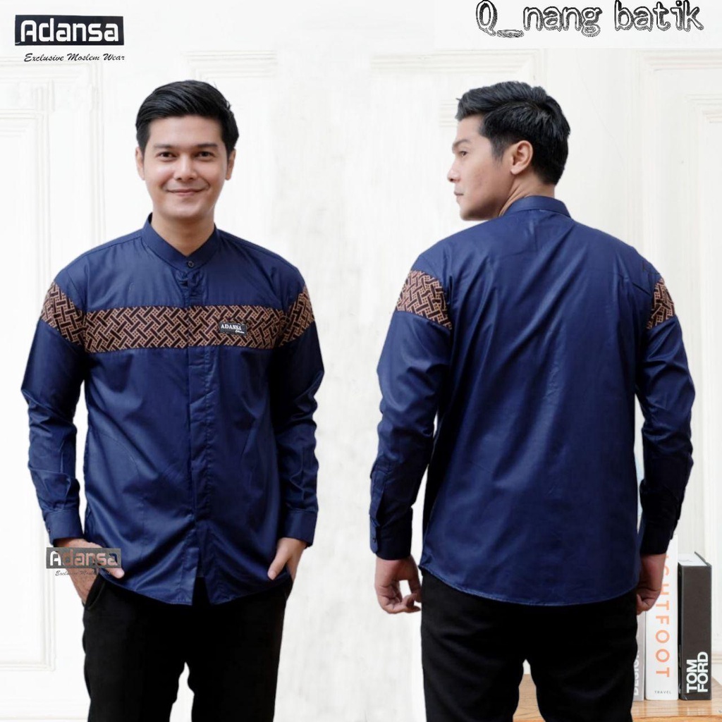 Kemeja Koko Muslim Burhani Baju Taqwa Luxury Modern Lengan Panjang