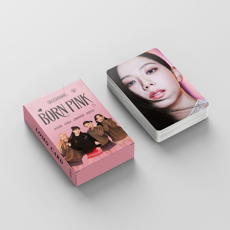 Blackpink Album Born PINK World Tour Shut Down Photocard PINK VENOM &amp; Ready for Love &amp; 2022koleksi Sambut Menyambut Kartu Lomo 55pcs/box Blackpink