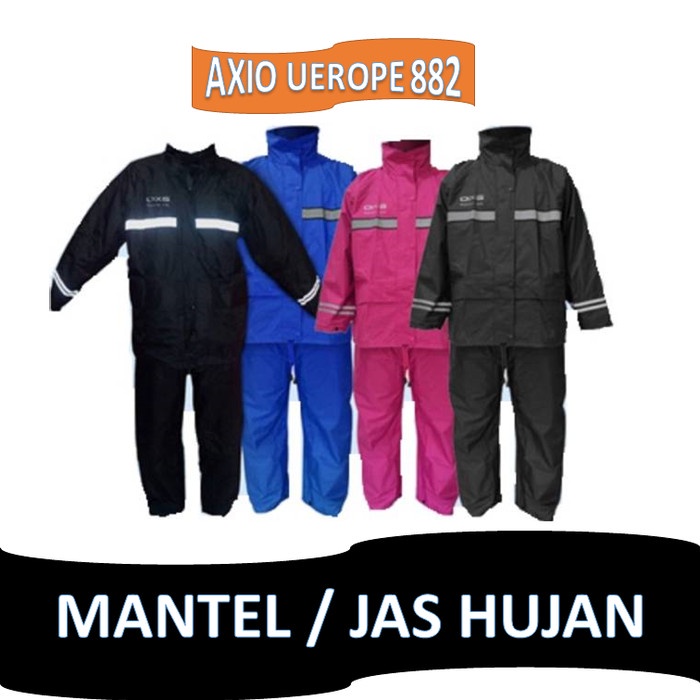Terlaris Mantel Jas Hujan Axio 882 Europe Original Ukuran S M L Xl Xxl Xxxl