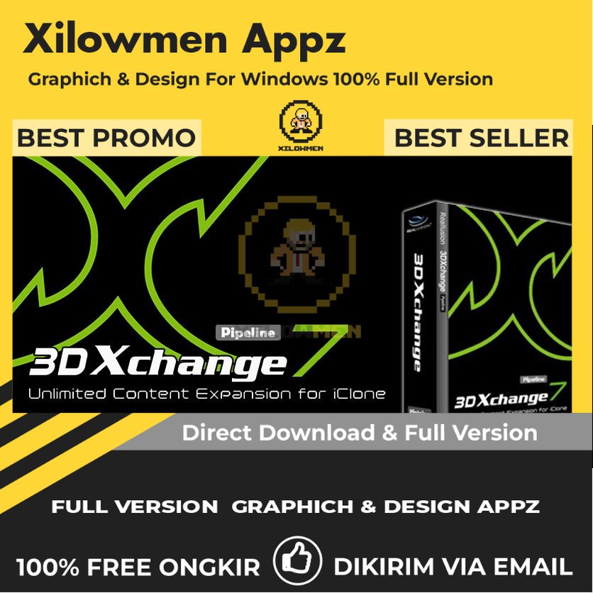 [Full Version] Reallusion iClone 3DXchange Pro Design Graphics Lifetime Win OS