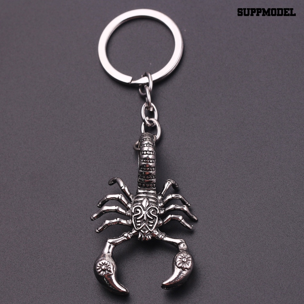 [SM] Retro Unisex Alloy Scorpion Pendant Gantungan Kunci Tas Hiasan Gantung Key Chain Ring