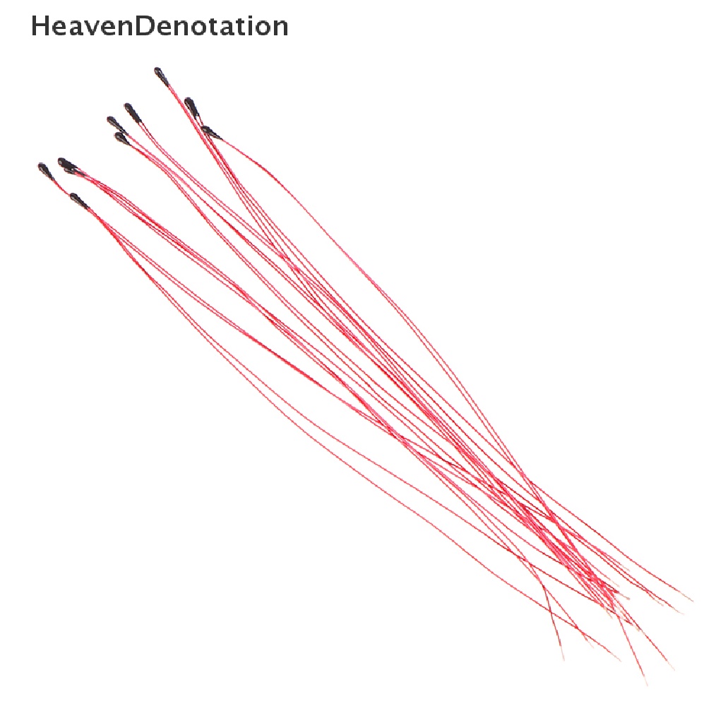 [HeavenDenotation] 10pcs Resistor Termal Termis NTC MF52B 10K 100K Probe Tali Kawat B3470 B3380 B3950 B3435 B4250 1% 10CM Sensor Kontrol Suhu HDV