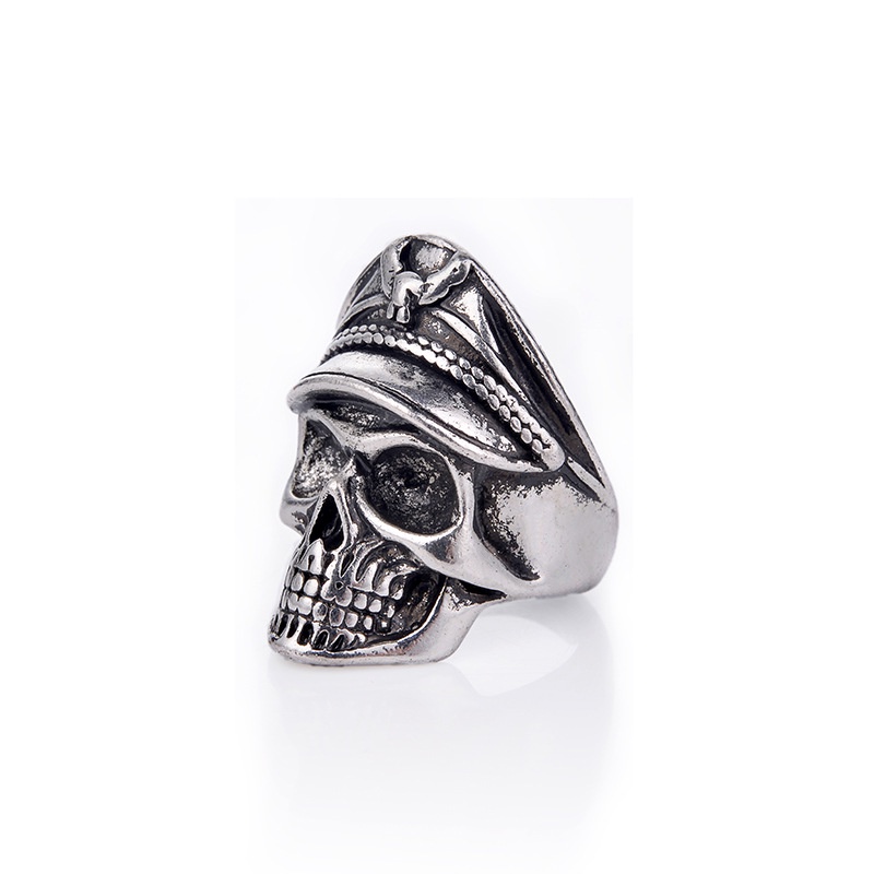 Vintage Tren Tengkorak Resizable Cincin Untuk Wanita Pria Punk Hip-hop Retro Skeleton Devil Adjustable Ring Unisex Perhiasan Hadiah