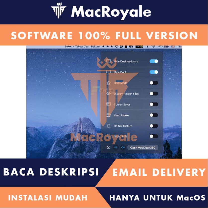 [MacOS] MacClean360 Pro Full Version Lifetime Full Garansi