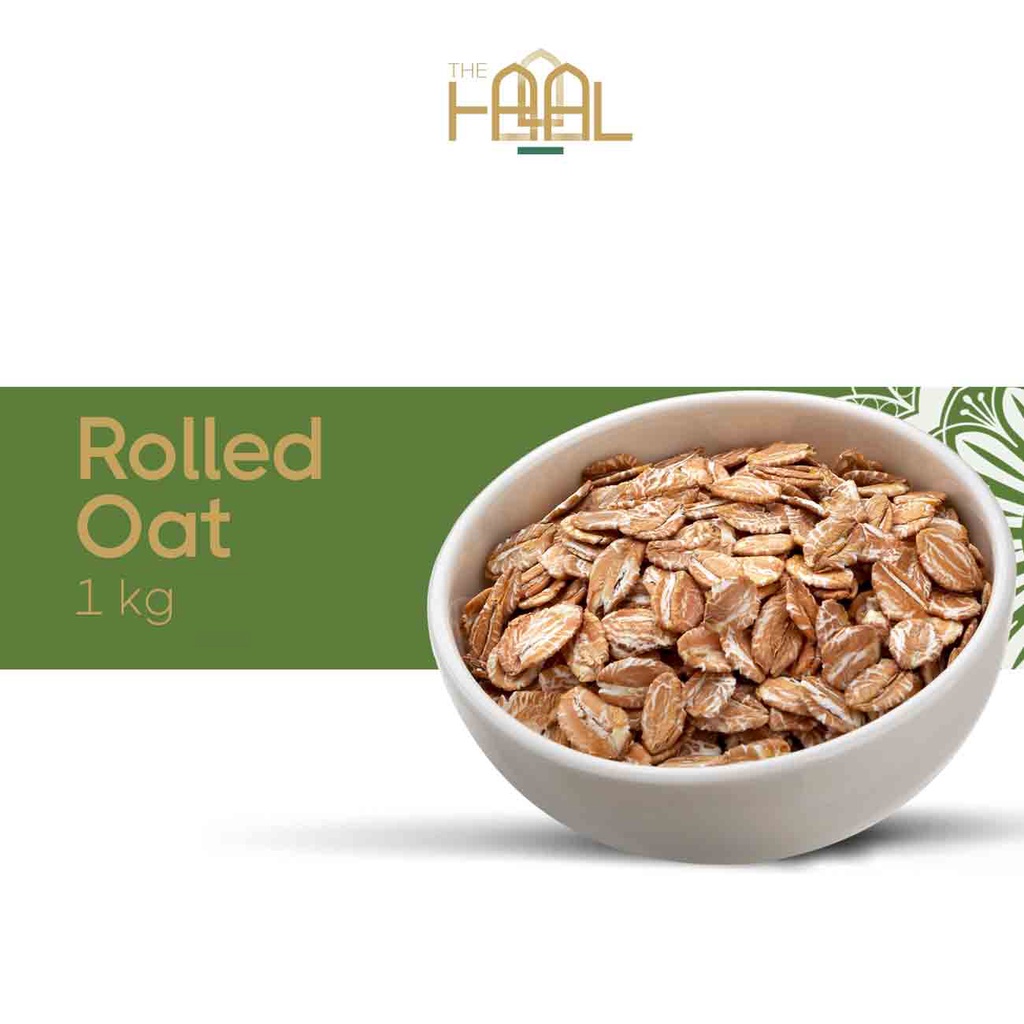 

Rolled oat 1 Kg / Sereal Gandum Utuh Menu Sarapan Sehat Untuk DIet/ MPASI Premium Original