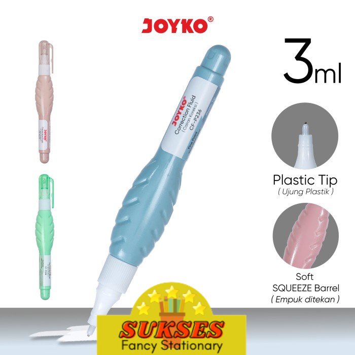 

Correction Fluid Cairan Koreksi Penghapus Cair Joyko CF-P236