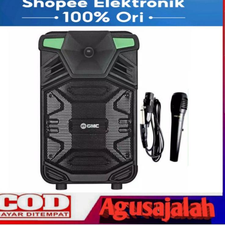 ☚ ✅cod speaker bluetooth gmc 897m super bass 8in 8inchi / speaker karaoke bluetooth speker gmc free 