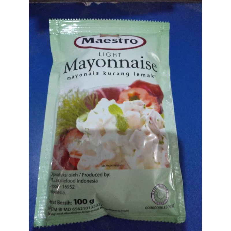 

Maestro Mayonaise 100 gr Mayones 100gram