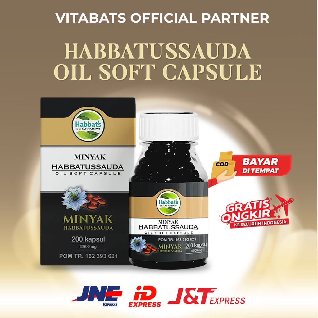 Habbatussauda Oil Softcapsule Isi 100 Kapsul promil extra minyak kapsul jinten hitam obat kesehatan 