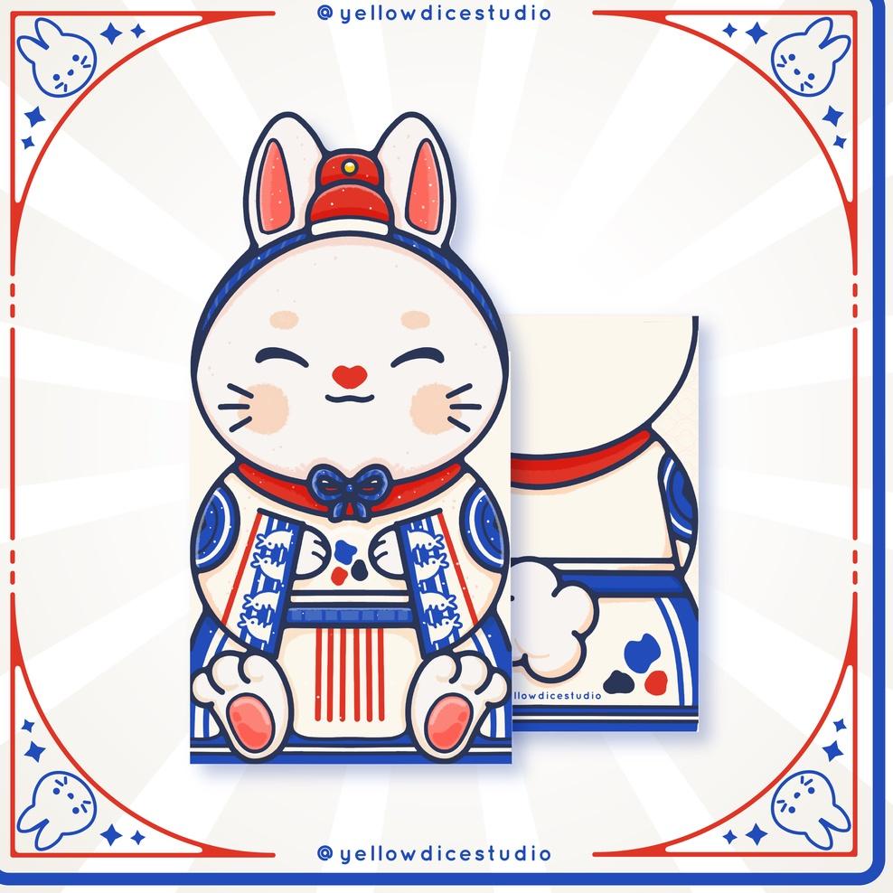 

R29 ANGPAO AMPLOP IMLEK 2023 WHITE RABBIT 3D / KELINCI / SHIO KELINCI LUCU BIG SALE ヽ