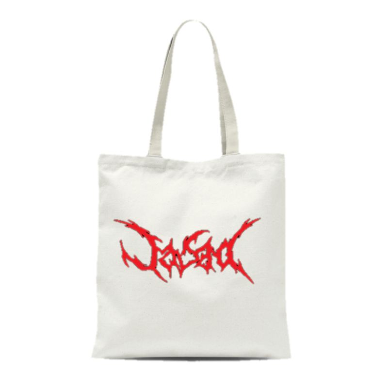 Totebag Kanvas Resleting Band Metal Jasad /Totebag /Totebag Wanita /Totebag Kekinian