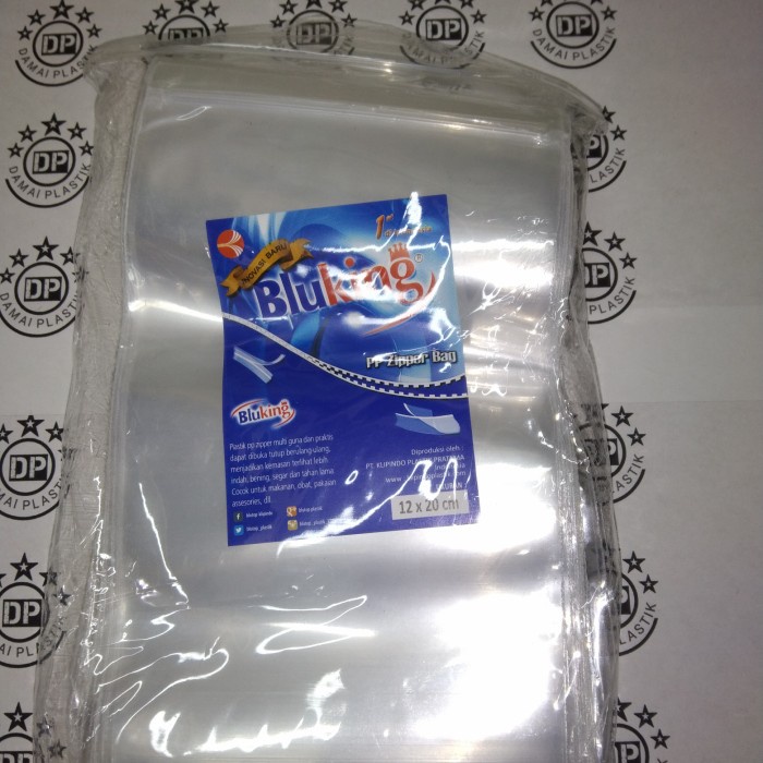 Murah Kantong Plastik Klip Snack Pp Ziplock 12X20 Isi 100Pcs Tebal 0.5