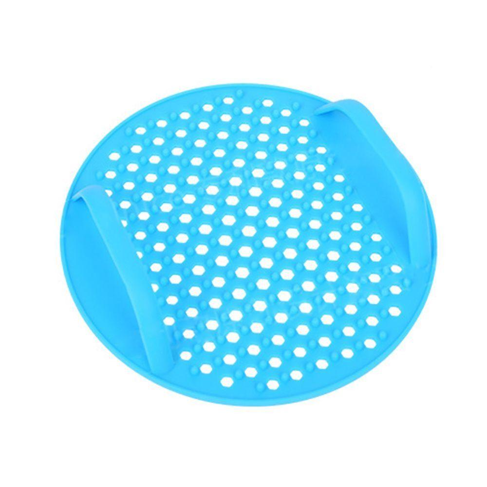 SOLIGHTER Round Silicone Liners Grill Pot Tray Reusable Pizza Plate AirFryer Accessories Baking Basket