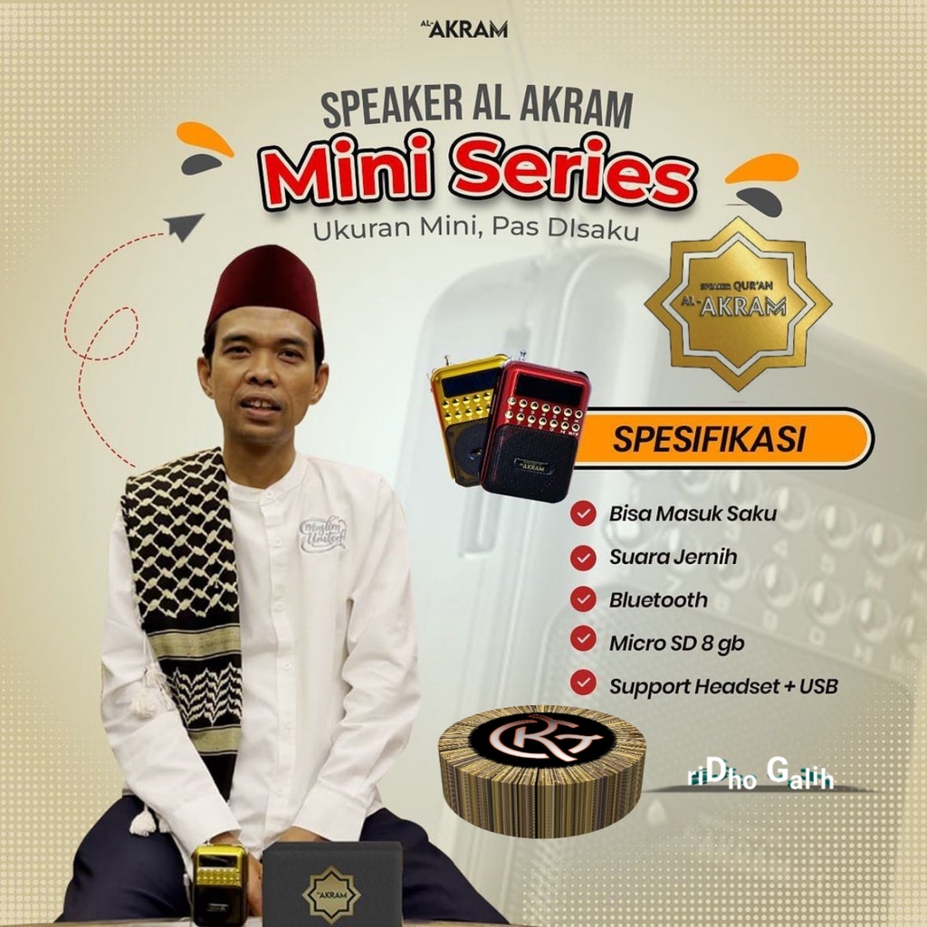 SPEAKER UAS | CERAMAH USTADZ ABDUL SOMAD | SPEKER AL QURAN MUROTTAL AL AKRAM | ORIGINAL UAS