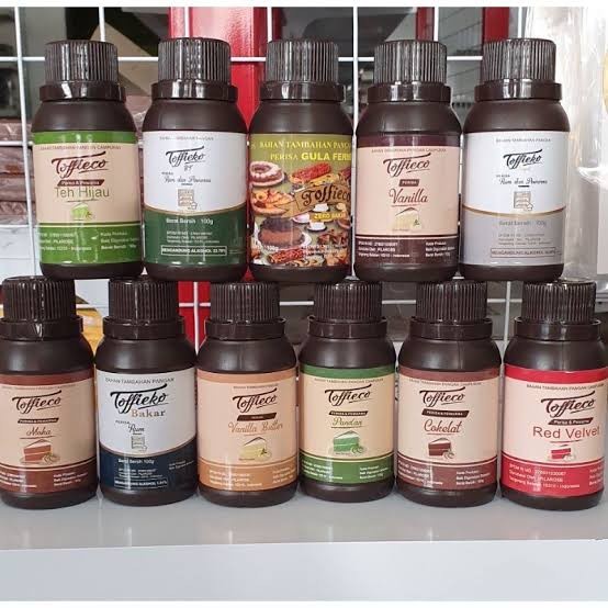 

TOFFIECO Pasta Perasa dan Pewarna Makanan All Varient botol 100 mI