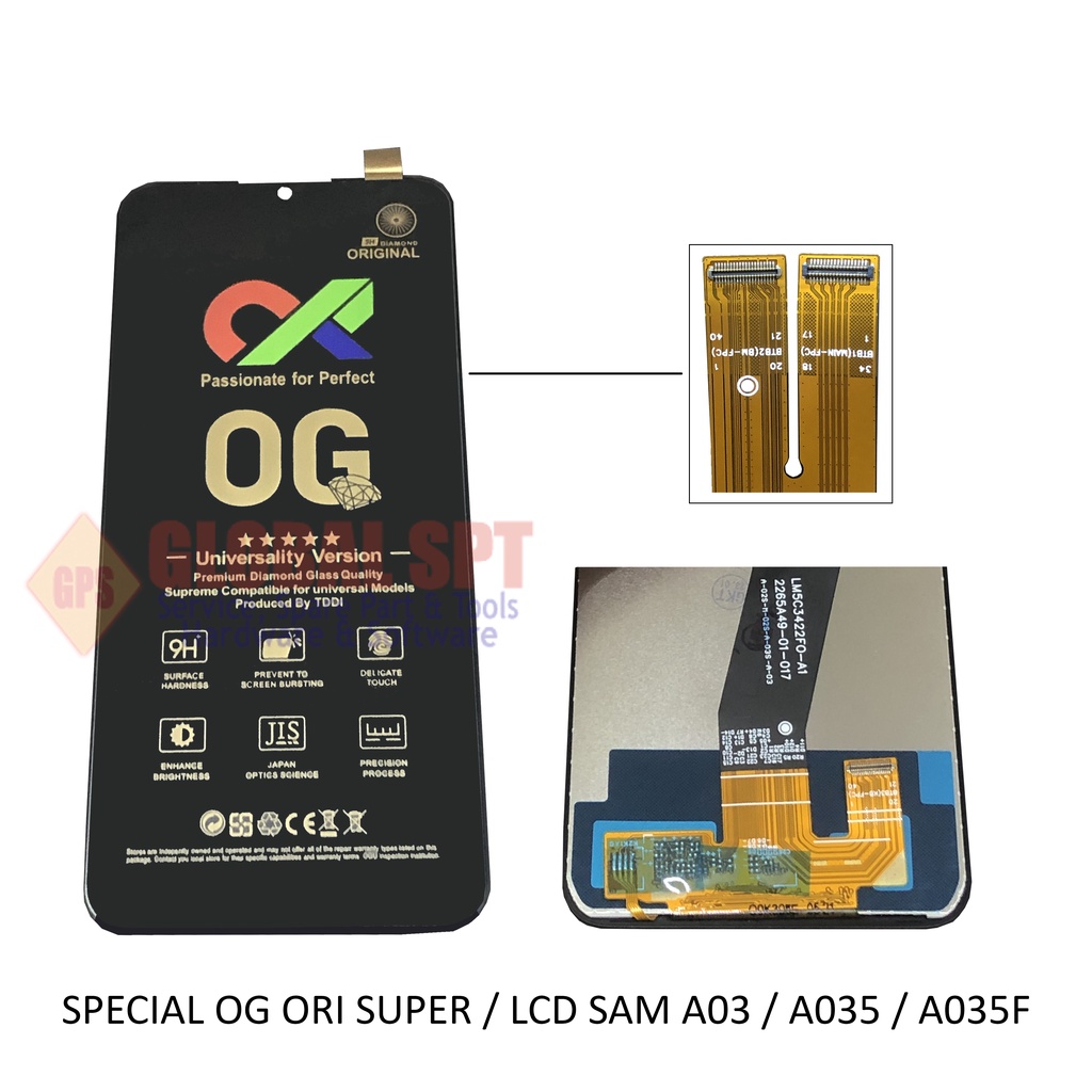 SPECIAL OG ORI SUPER / LCD TOUCHSCREEN SAMSUNG A03 / A035 / A035F