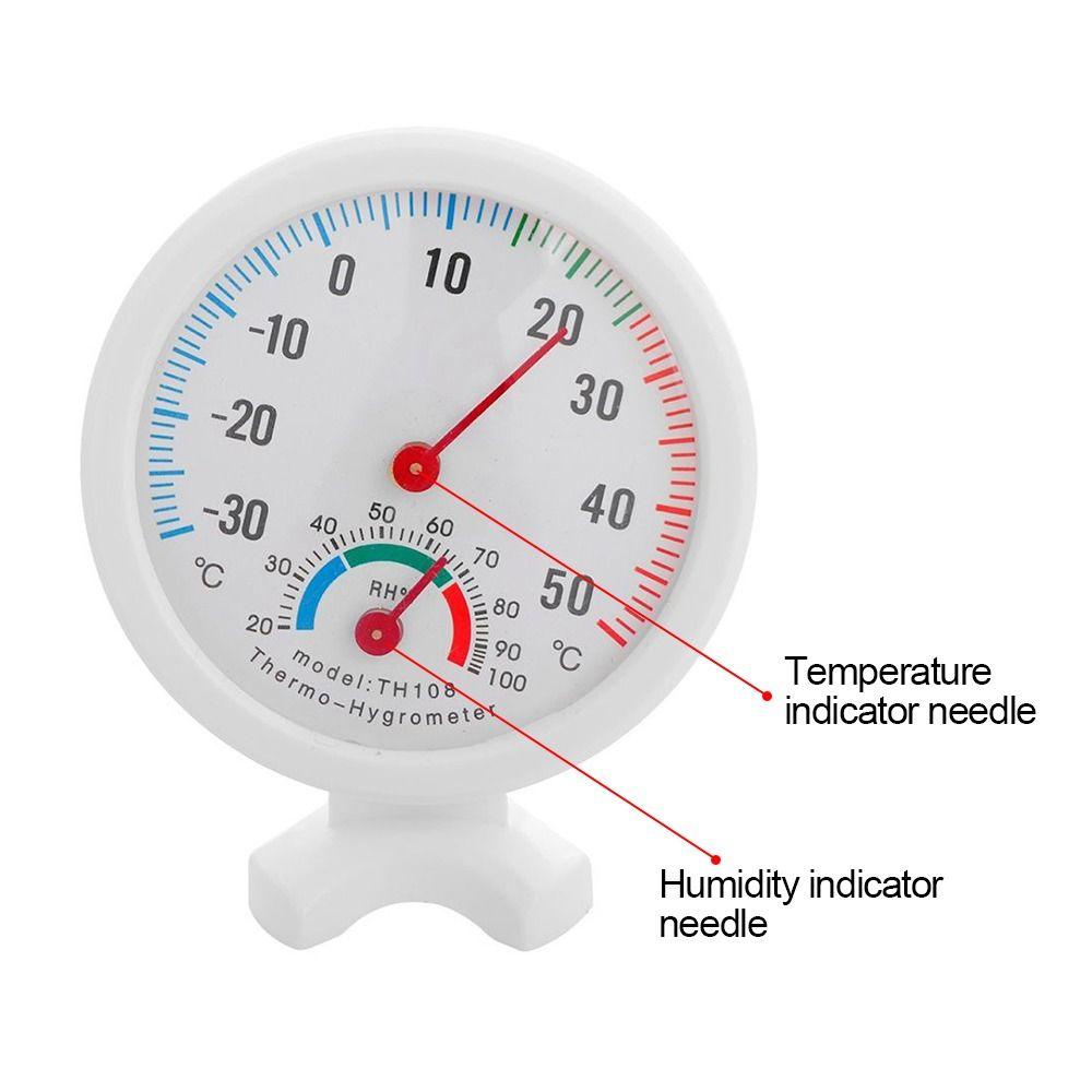 POPULAR Populer Termometer Rumah Tangga Kamar Bayi Berdiri Gantung Bulat Termometer Basah