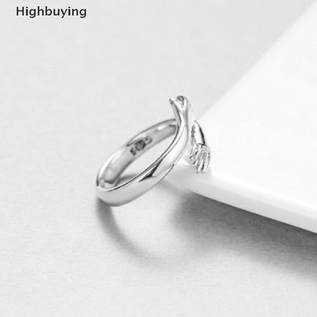 Hbid Cinta Peluk Adjustable Ring Cincin Fashion Lady Open Ring Perhiasan Hadiah Untuk Pecinta Glory