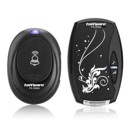 Bel Rumah Taffware Bell Rumah Wireless Waterproof 36 Nada Bel Pintu Tanpa Kabel - Reguler Design(Q9D