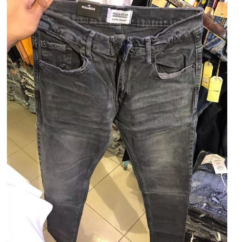 Terbaru CELANA JEANS PULL&BEAR PRIA GREY WASH WHISKER PRIA PULL AND BEAR PNB PULLANDBEAR PULL & BEAR
