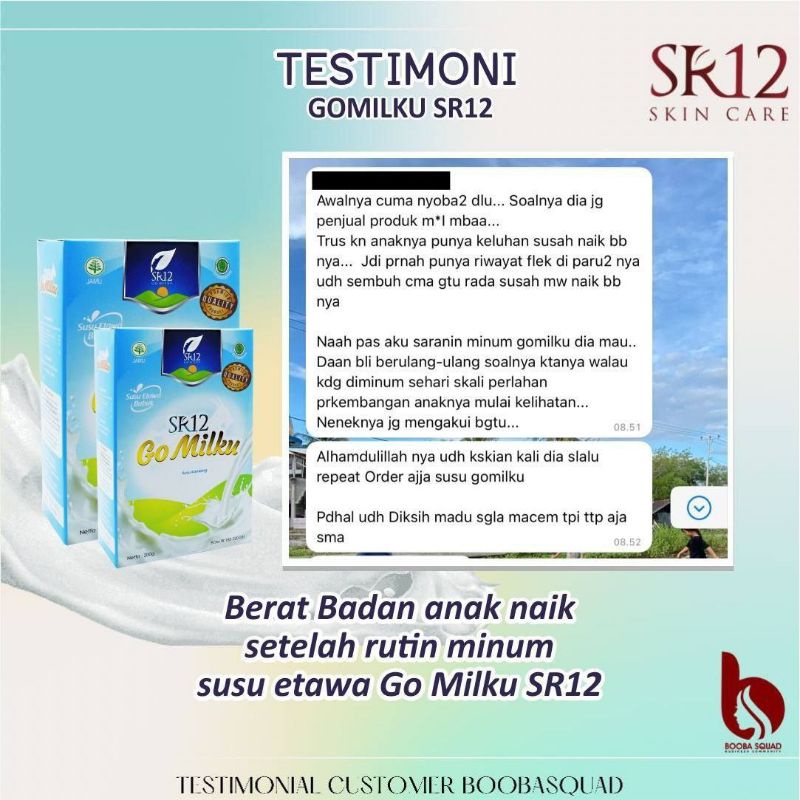 GOMILKU SUSU BUBUK ETAWA SR12 PENAMBAH NAFSU MAKAN DAN BERAT BADAN ANAK