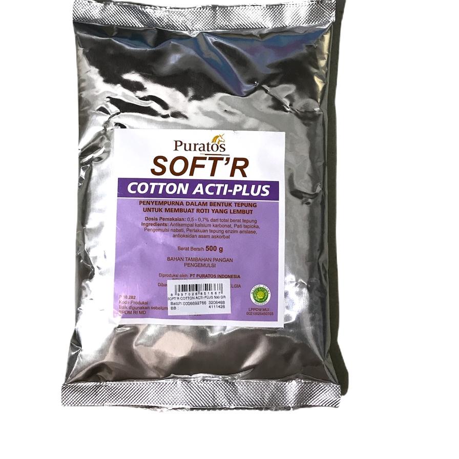 

۩ Puratos Soft'r Cotton Acti-Plus 500g Pelembut Roti ✿