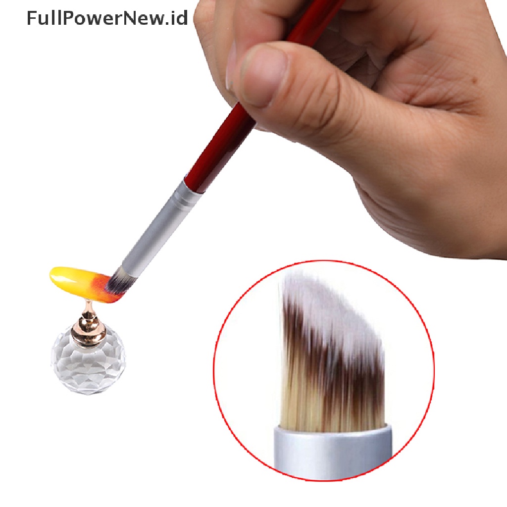 Power 1PC Kuas Nail Art Ombre Pewarna Gradasi Gambar Pager Pen Mekar Manicure ID