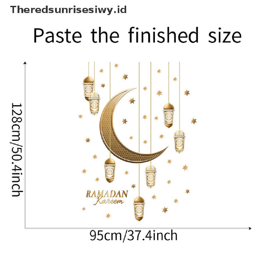 # Baju Lebaran # Stiker Jendela Ramadhan Eid Mubarak Dekorasi Ramadhan Dekorasi Pesta Muslim Islami Idul Adha Ramadan Kareem Wall Stiker~