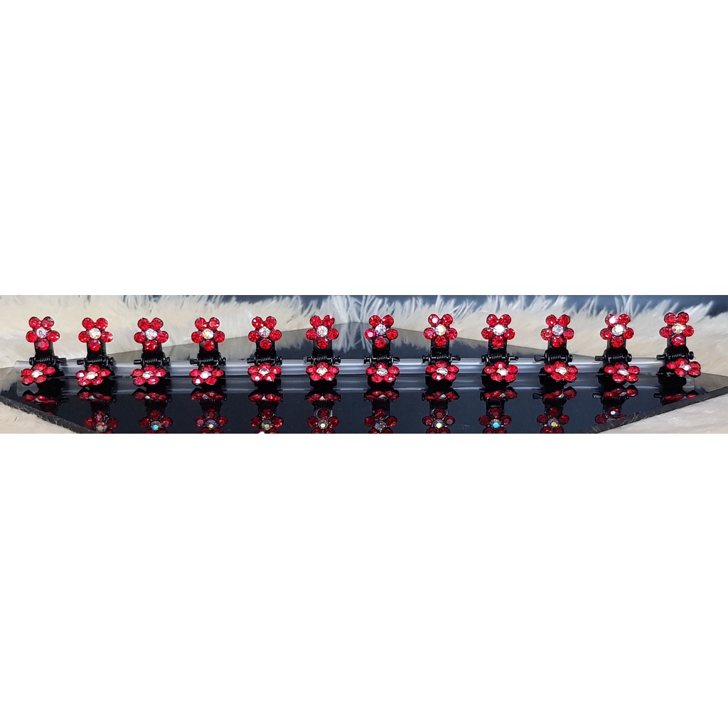 Jepit kecil untuk anak -perempuan 005001 (warna Merah)