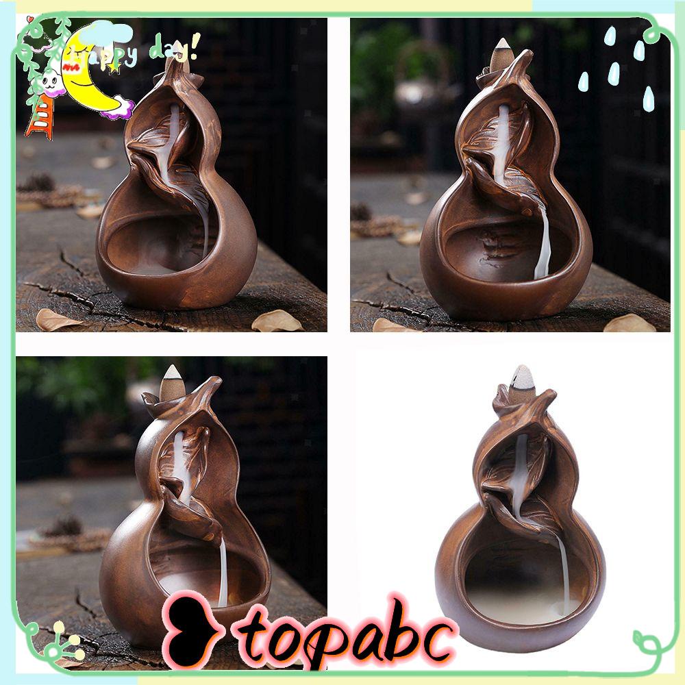 Top Incense Burner Unik Dekorasi Rumah Keramik Tungku Aromaterapi