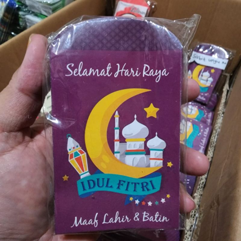 Ampau Lebaran Isi 100 Lembar Ukuran M Sedang Karakter Lucu / 1 Pak Amplop Idul Fitri Motif Terbaru Harga Murah Angpau Uang Lebaran Ukuran M