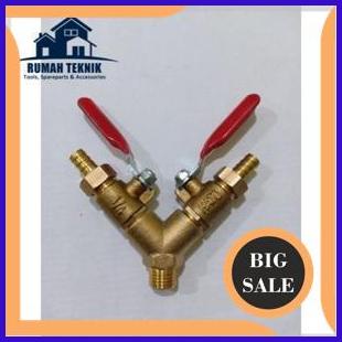 tools Kran kompresor angin cabang 2 1F3BZ3