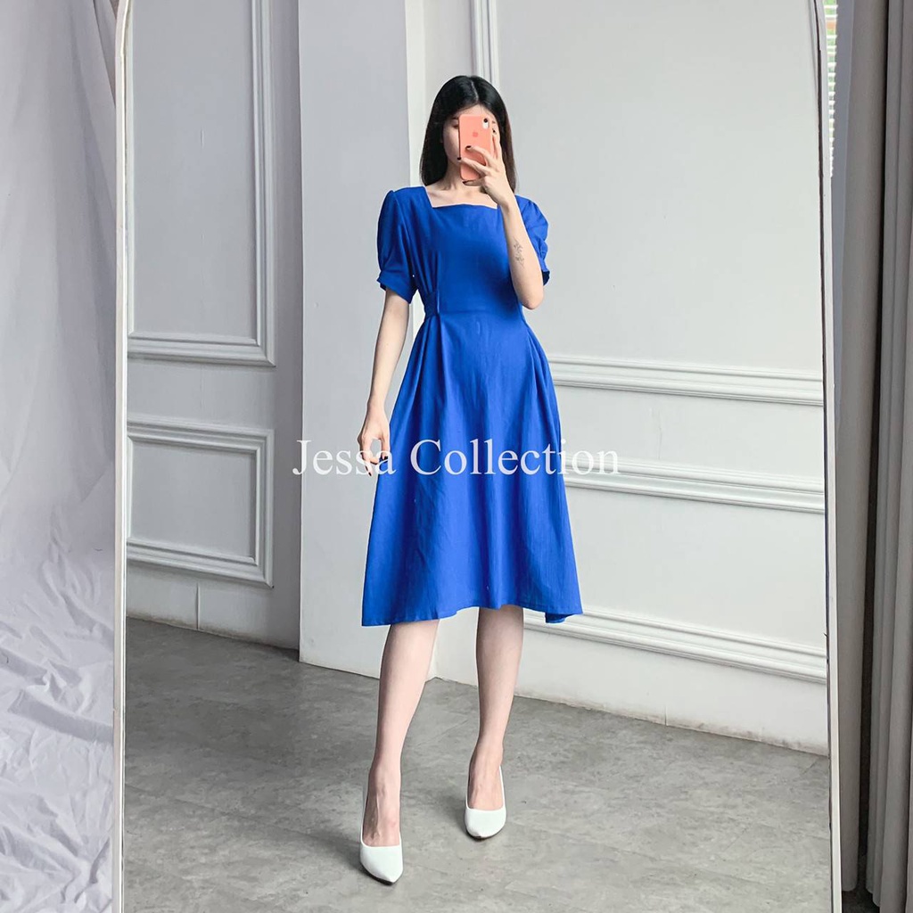 Premium Flambera Ribbon Dress TH 449 LINEN CRINKLE