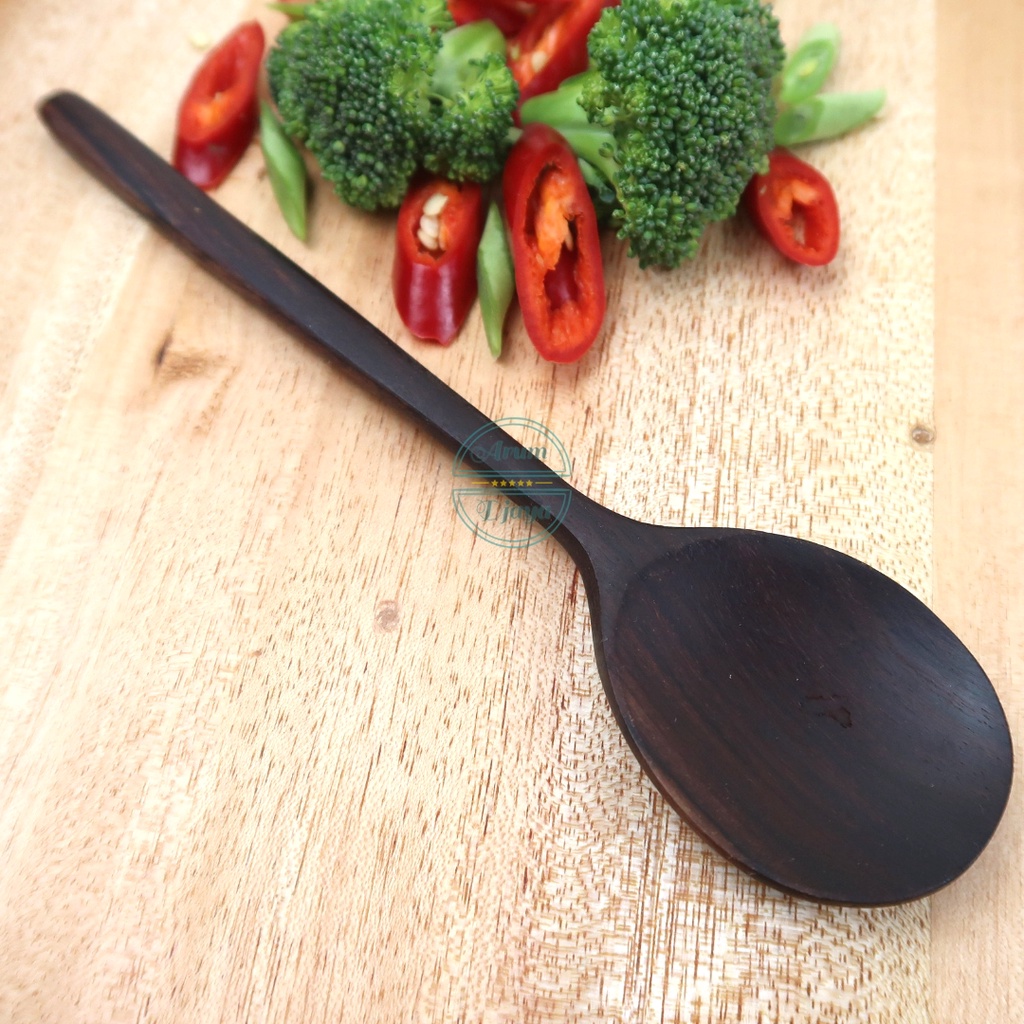 Sendok Makan Kayu Sendok Makan Aesthetic Dekorasi Photo Makanan Souvenir Sendok Wooden Spoon