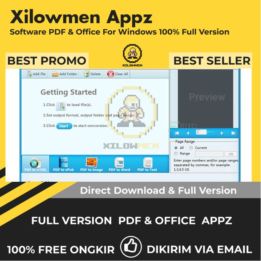 [Full Version]  Coolmuster PDF Converter Pro PDF Office Lifetime Win OS