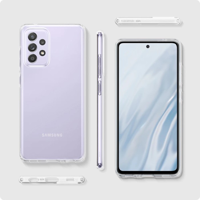CASE COVER CC- CASING COVER Case Samsung Galaxy A52 A52s 5G Softcase Premium Transparant TPU 2mm Clear Case Super Tebal Bahan Premium