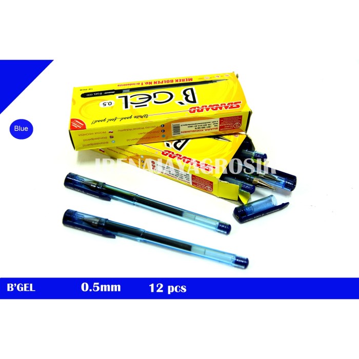 

^%^%^%^%] STANDARD PULPEN / BALLPOINT B'GEL / B GEL / B-GEL 0,5 isi 12 pcs