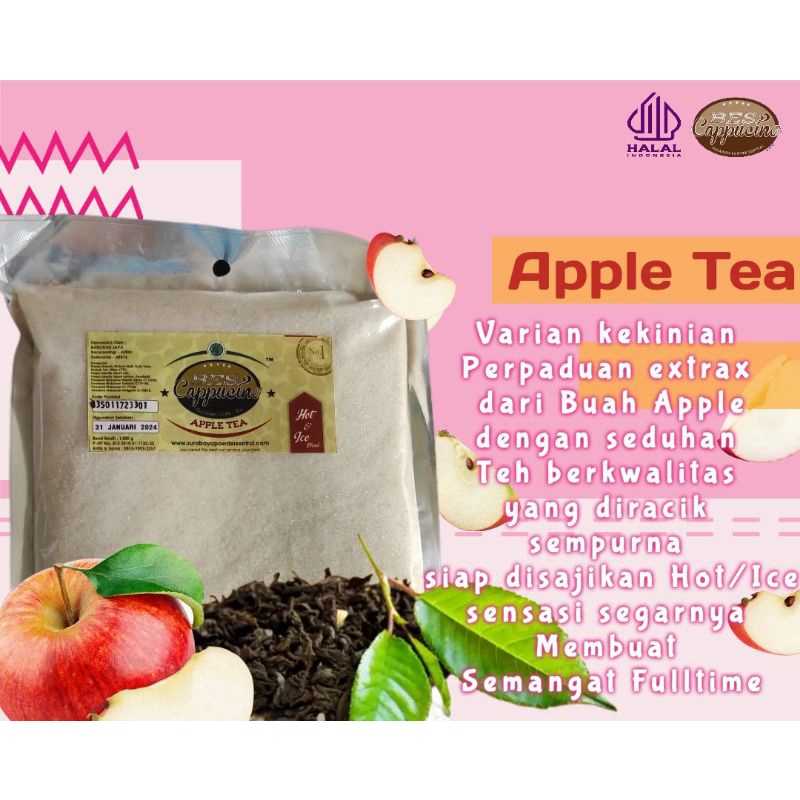 

Bubuk Minuman Rasa Apple Tea (BES Cappucino)