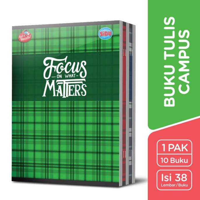 

SiDU Buku Tulis Campus 38 Lembar - 10 buku TERMURAH