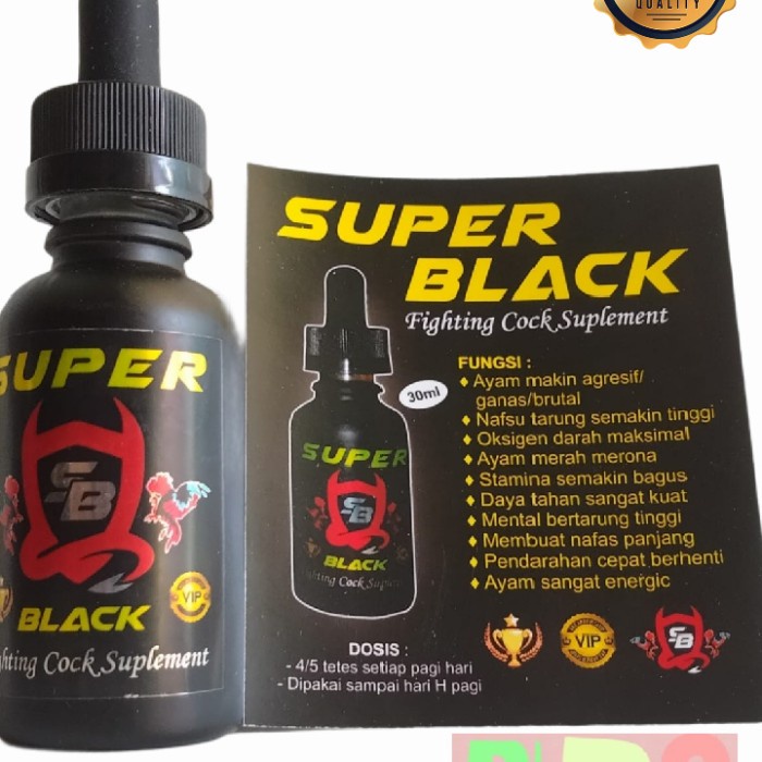 SUPER BLACK AGRESIF DOPING AYAM LAGA ADUAN MENINGKATKAN POWER STAMINA TENAGA AYAM SEMAKIN AGRESIF