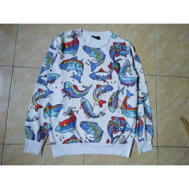 CREWNECK GIVENCHY PARIS FULL PRINT