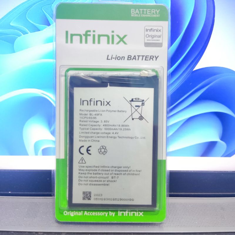 BATRE BATERAI BATTERY INFINIX HOT 8 X650 / HOT 9 X655 / HOT 9 PRO X655F / NOTE 7 X690 / SMART 5 X657 / SMART 6 X6511B BL49FX BL -49FX ORI