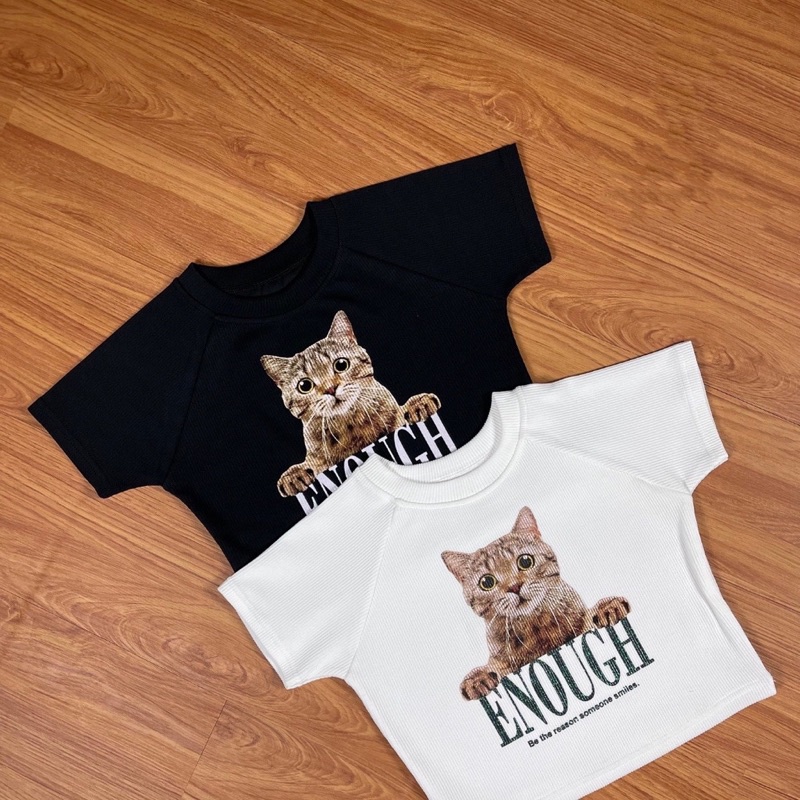 BEFAST - ZGW OOTD WANITA CROP TOP DINA / Crop Top Wanita CAT SHOCK (LD 88, P 40) / CROP TOP Wanita Terbaru / Outfit Daily Wanita Santai / Kaos Crop Lengan Pendek / Pakaian Kekinian Remaja ABG Trendy / Tshirt Motif Gambar Kucing / Terlaris